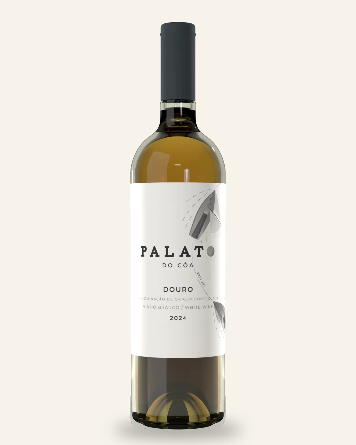 Palato do Côa Branco — a garrafa em cena