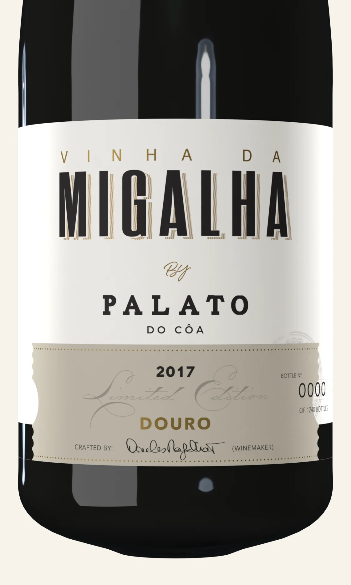 Vinha da Migalha Tinto — detalhe do rótulo