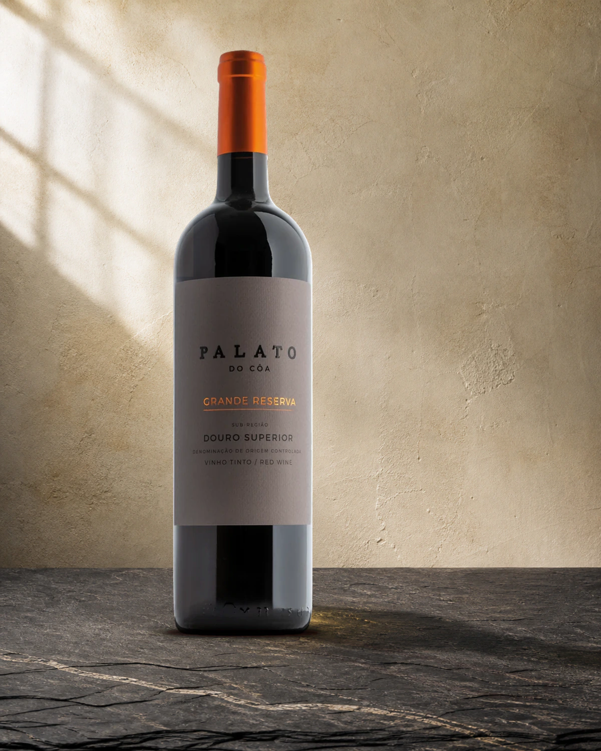 Palato do Côa Grande Reserva — a garrafa em cena