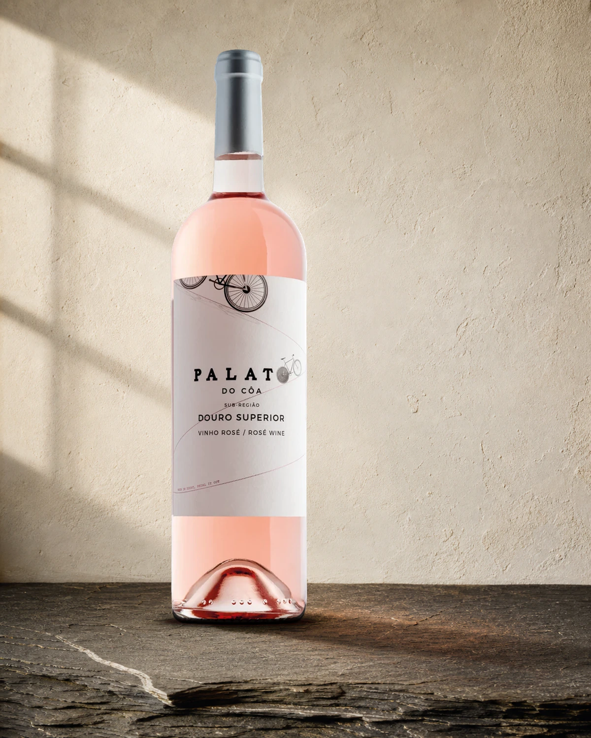 Palato do Côa Rosé — a garrafa em cena