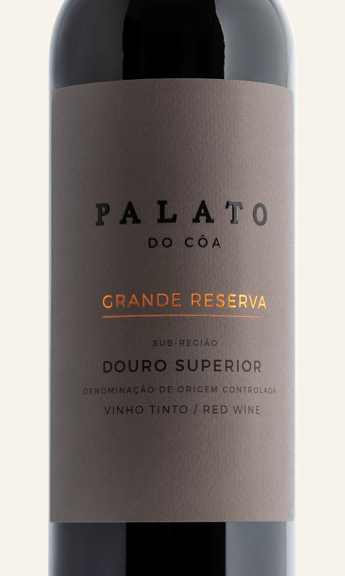 Palato do Côa Grande Reserva — detalhe do rótulo