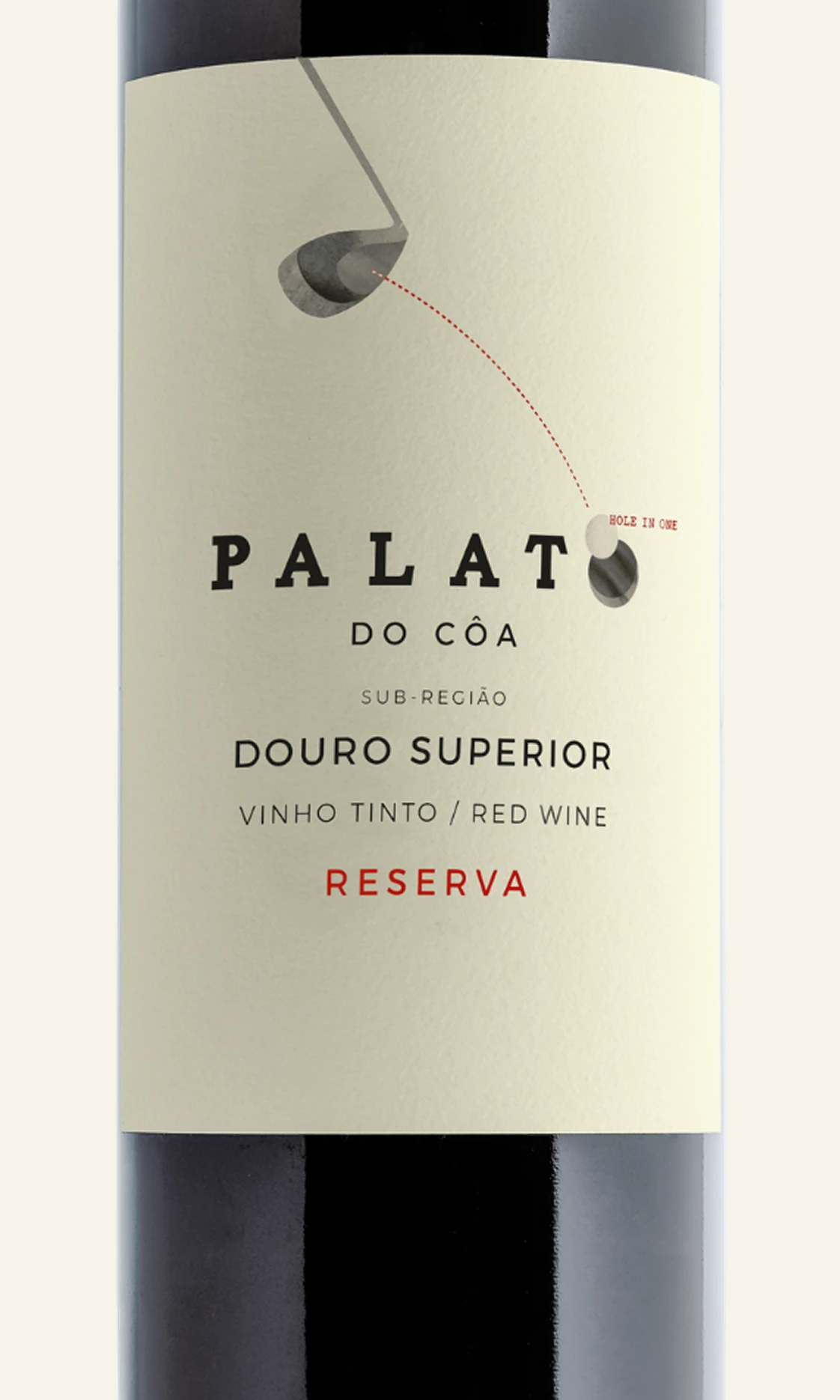Palato do Côa Tinto Reserva — detalhe do rótulo
