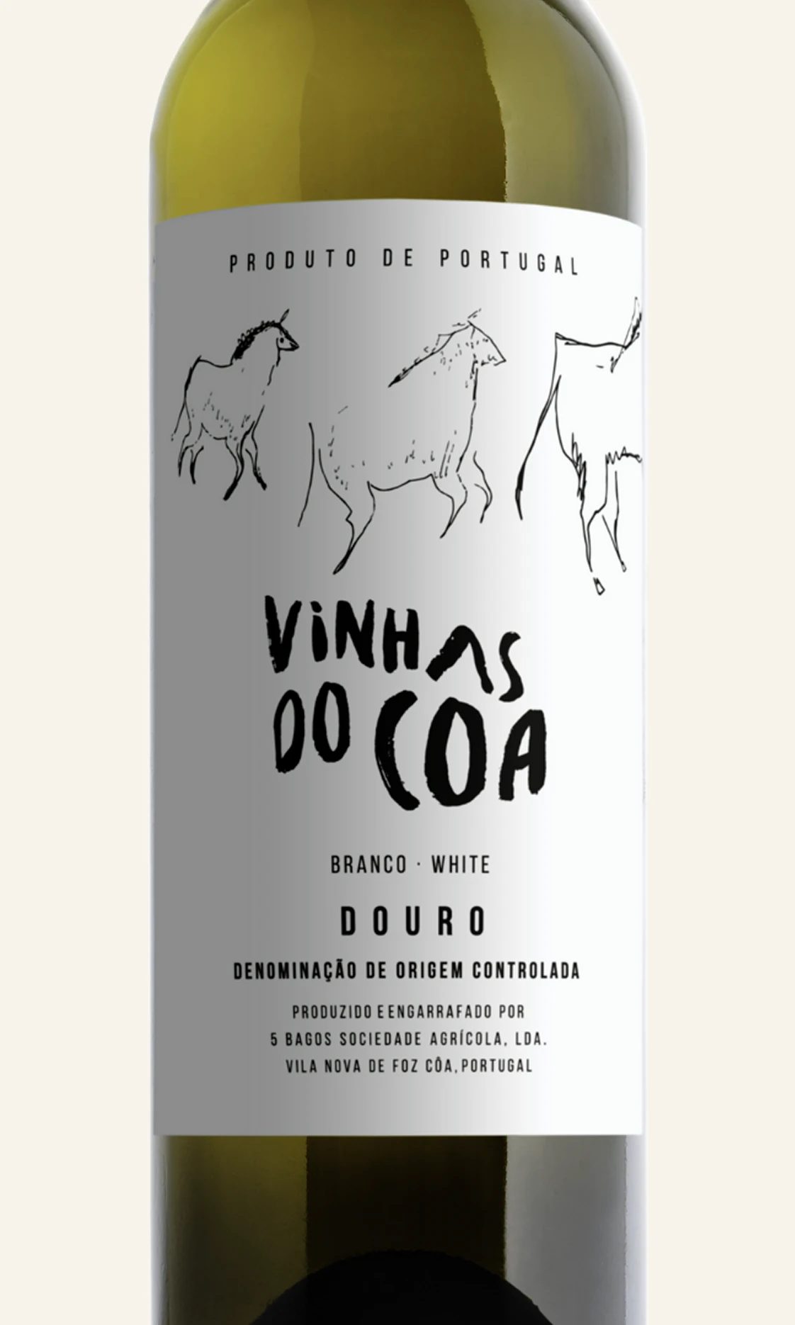 Vinhas do Côa Branco — detalhe do rótulo