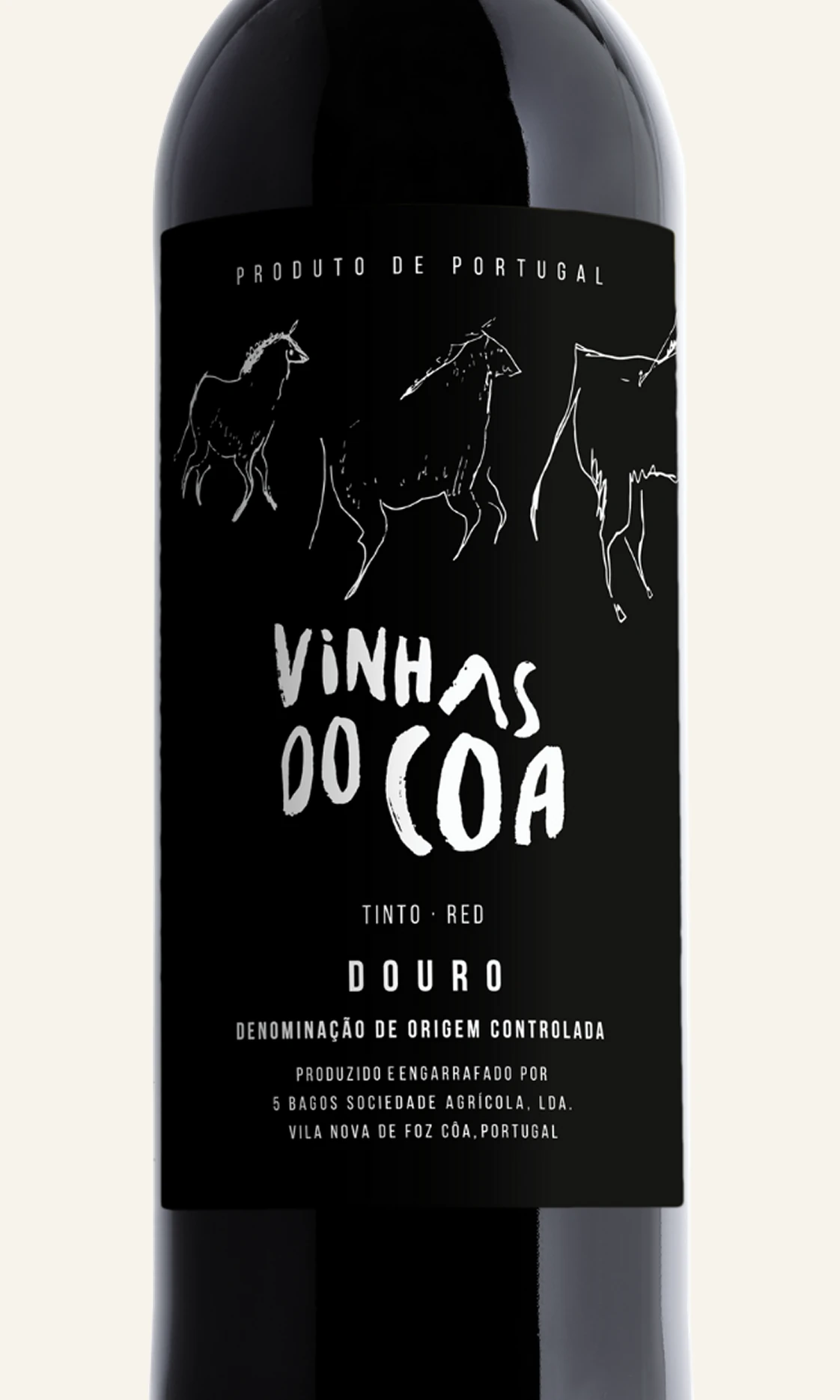Vinhas do Côa Tinto — detalhe do rótulo